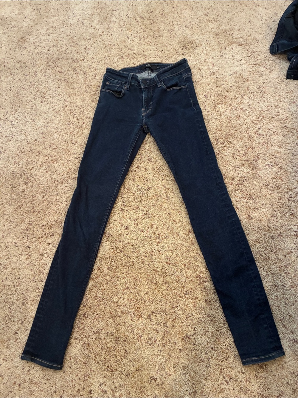 Hudson Jeans Dark Blue Skinny Stretch Denim